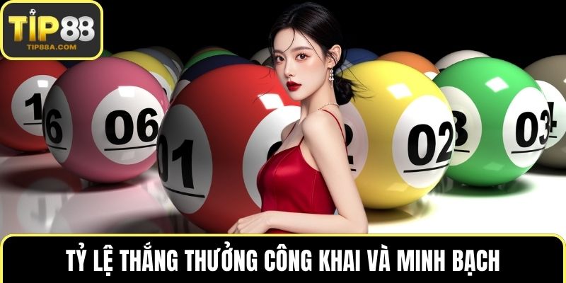 Tỷ lệ thắng thưởng công khai và minh bạch